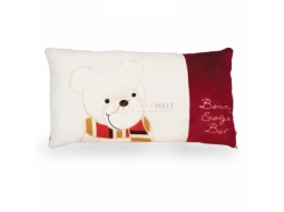 Bennyb�r Energieb�r - wei� (Kissen) ca.43cm x 25cm