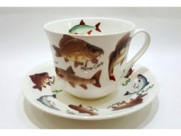 Fishing Jumbotasse Fine Bone China