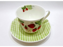 Strawberry Garden Fine Bone China