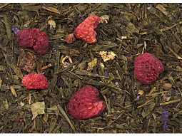 Grüner Tee "Veilchen Himbeere"