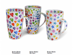        Becher Henley  Hearts, Starburs..