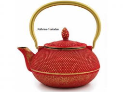 Eisenkanne Tetsu 0,9l rot oder 1,2l grün