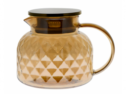 Glaskanne 'Sanna' 1000 ml bersteinfarb..