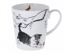 Fine Bone China Wunderbar-Becher 'Kitt..