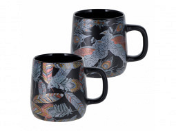 FBC Becher 'Peacock & Feathers' 395 ml..