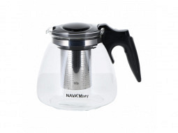 Glasteekanne 'Misty' 1,1 l mit Siebein..