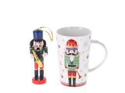  Geschenkset 'Nutcracker' Porzellanbec..