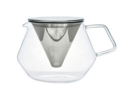 Glas Teekanne 'Saga' 800 ml mit Edelst..